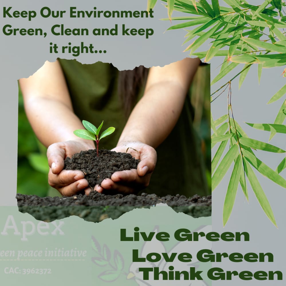 PeaceApex's tweet photo. Keep Our Environment Green, Clean and keep it right. Live Green, Love green, Think green. https://t.co/YNzsXlQr84