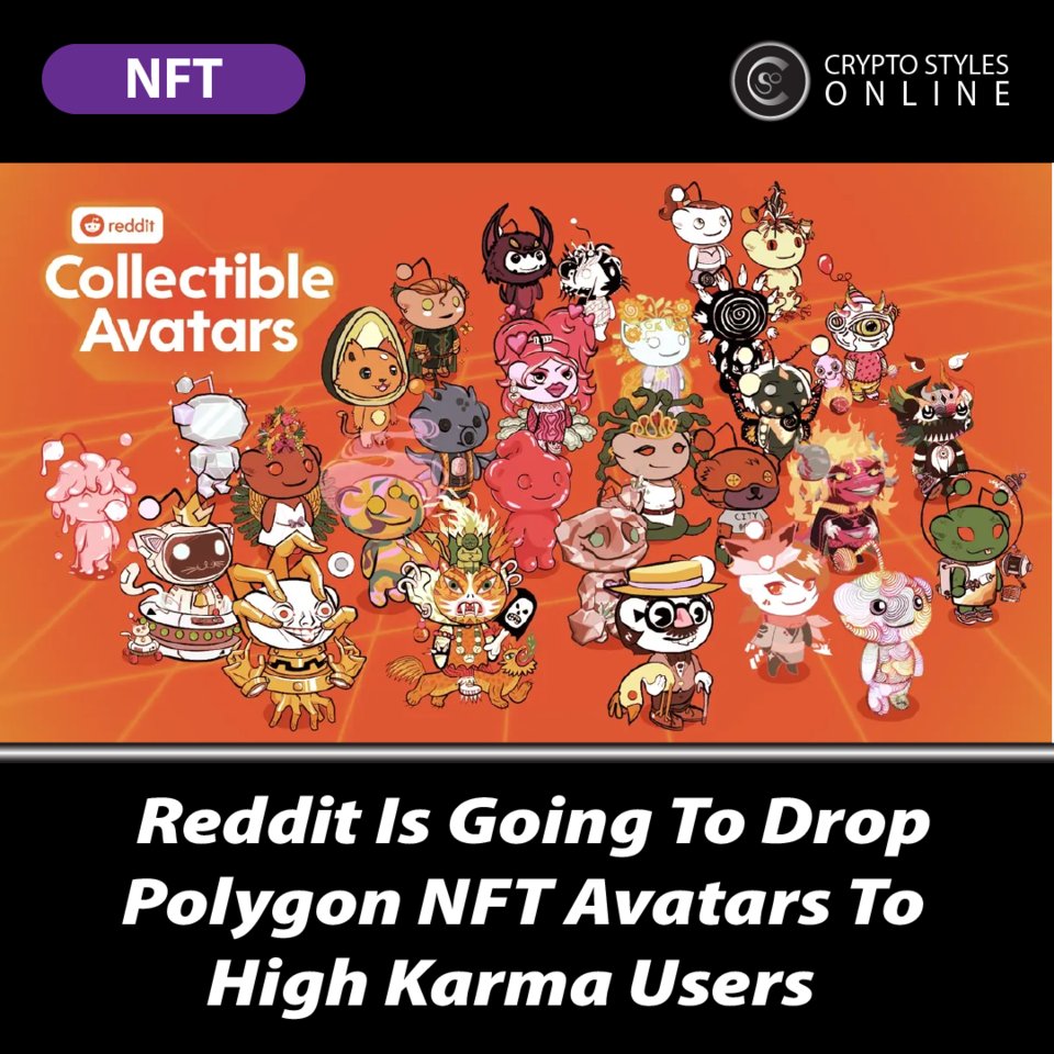 cryptostyles_on's tweet photo. Select Reddit users to get Polygon NFT avatars

https://t.co/VsA2fWtOgO

#blockchain #crypto #cryptostylesonline #nft #nftart #nfts #polygoncrypto #maticcrypto #polygonmatic #metaverse #polygonnfts #matic #polygon #polygonart #altcoin #altcoins #polygonnetwork #reddit #polygonnft https://t.co/ZXnsRWisUp