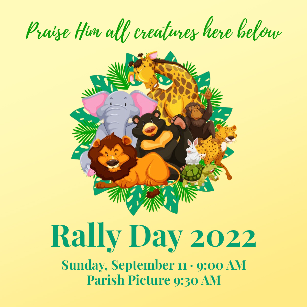 StPaulsWaco's tweet photo. Rally Day is Sunday, September 11 at 9:00 AM in the church courtyard! If you are in charge of a ministry at St. Paul's, please contact Jan Hicks and send a short paragraph about your ministry to Brandi in the church office. https://t.co/mytmZVLBxS