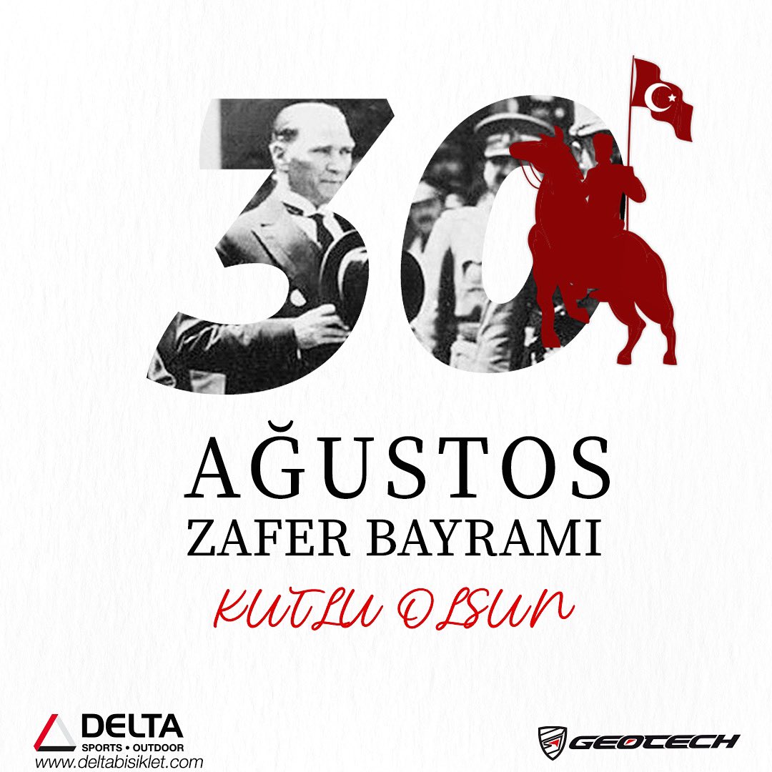 30 Ağustos Zafer Bayramımız kutlu olsun! 

#30ağustoszaferbayramı #zaferbayramı #30ağustos #30ağustoszaferbayramımızkutluolsun #büyükzafer #geotech