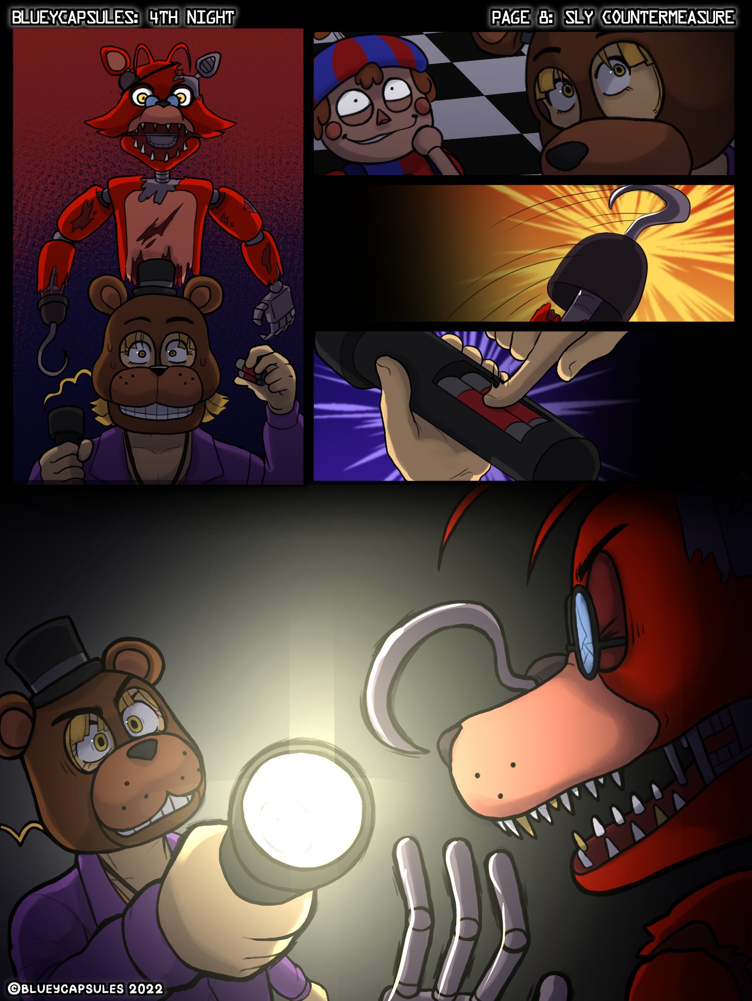 Bluey Capsules BR on X: A verdade está lá fora..#FNAF