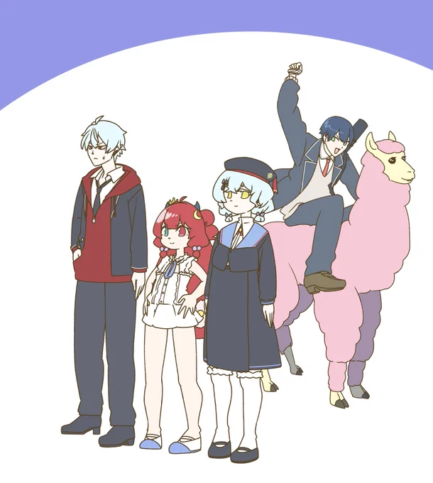 ロアちゃんといつもと違うメンバーたちロアちゃん最近普段やらないこととかしたりしてる?違う観点から見ると見えるもの見えないものが分かったりと色んな事にチャレンジするのも大事だなて思うこともあるよねロアちゃんの挑戦は応援だ〜ロアちゃんの一つ一つの頑張りを良い結果に〜 #ロアート 