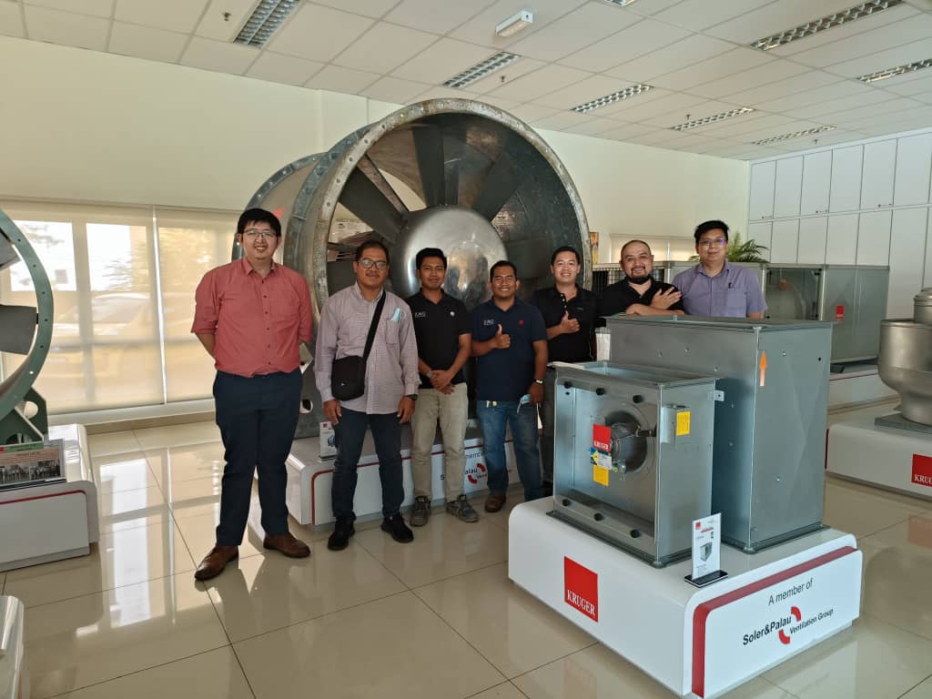 Ipoh_Package3's tweet photo. 18/8/2022
Factory Acceptance Test (FAT) of the ventilation fan for NPS 1, 2, 3 &amp; 4 located at Kruvent Industries Malaysia Sdn. Bhd.
The FAT consists of general arrangement dimension check and functional test to assure that the equipment meets all the contractual specification https://t.co/UlMDfm0dSi