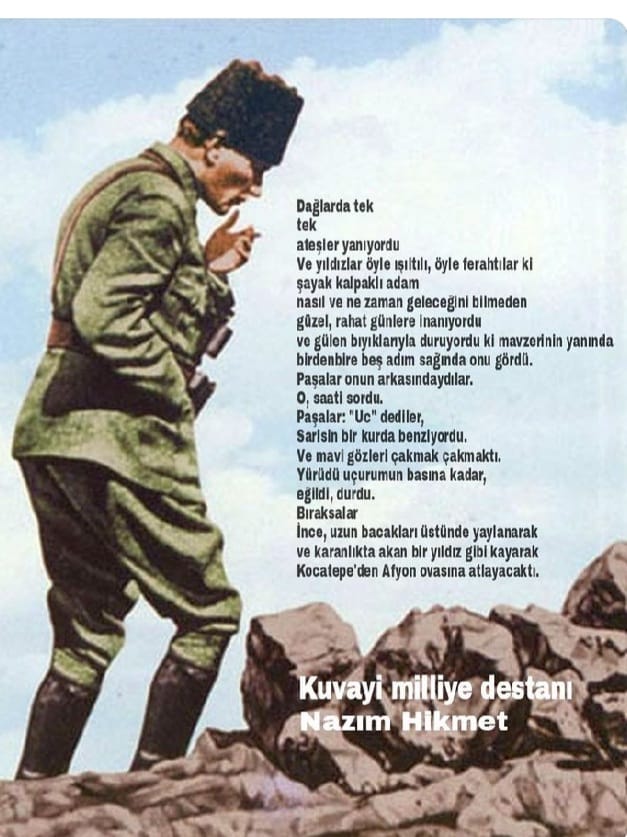 30 Ağustos Zafer bayramımızin 100 yılında Gazi Mustafa Kemal Atatürk ve silah arkadaşları saygı, rahmet ve minnetle anıyoruz