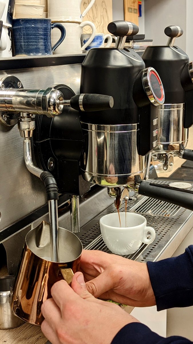 Timor-Leste Launa being prepared as an espresso. Possibly our most balanced coffee and one we've bought 3 years in a row. Last year we helped raise funds for the Crisis Fund alongside other great roasters across the world.