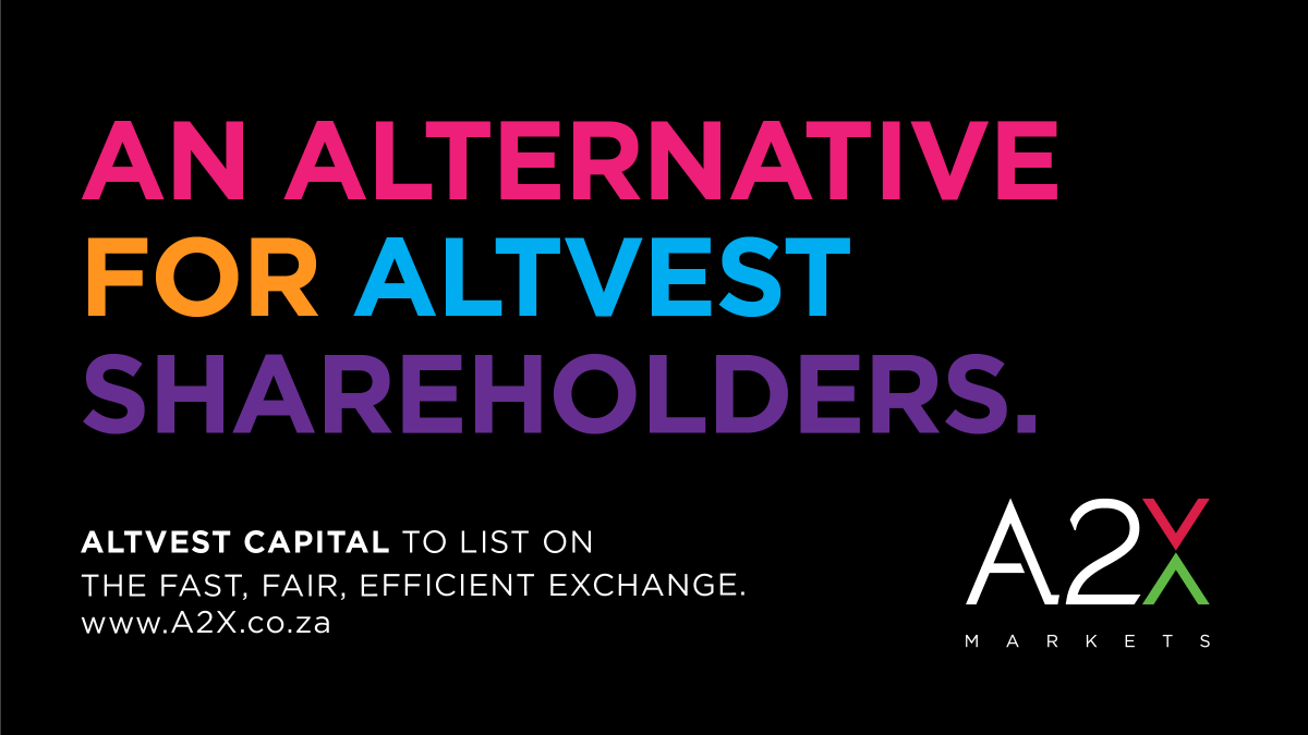 A2X_Markets's tweet photo. We are pleased to share that @CapitalAltvest which listed on The @CTSE_Group in May, will also list its shares for trade on A2X Markets on 6 September. Read about our latest listing here: https://t.co/v23ZIv3Hdf https://t.co/NMVyzFgvvg