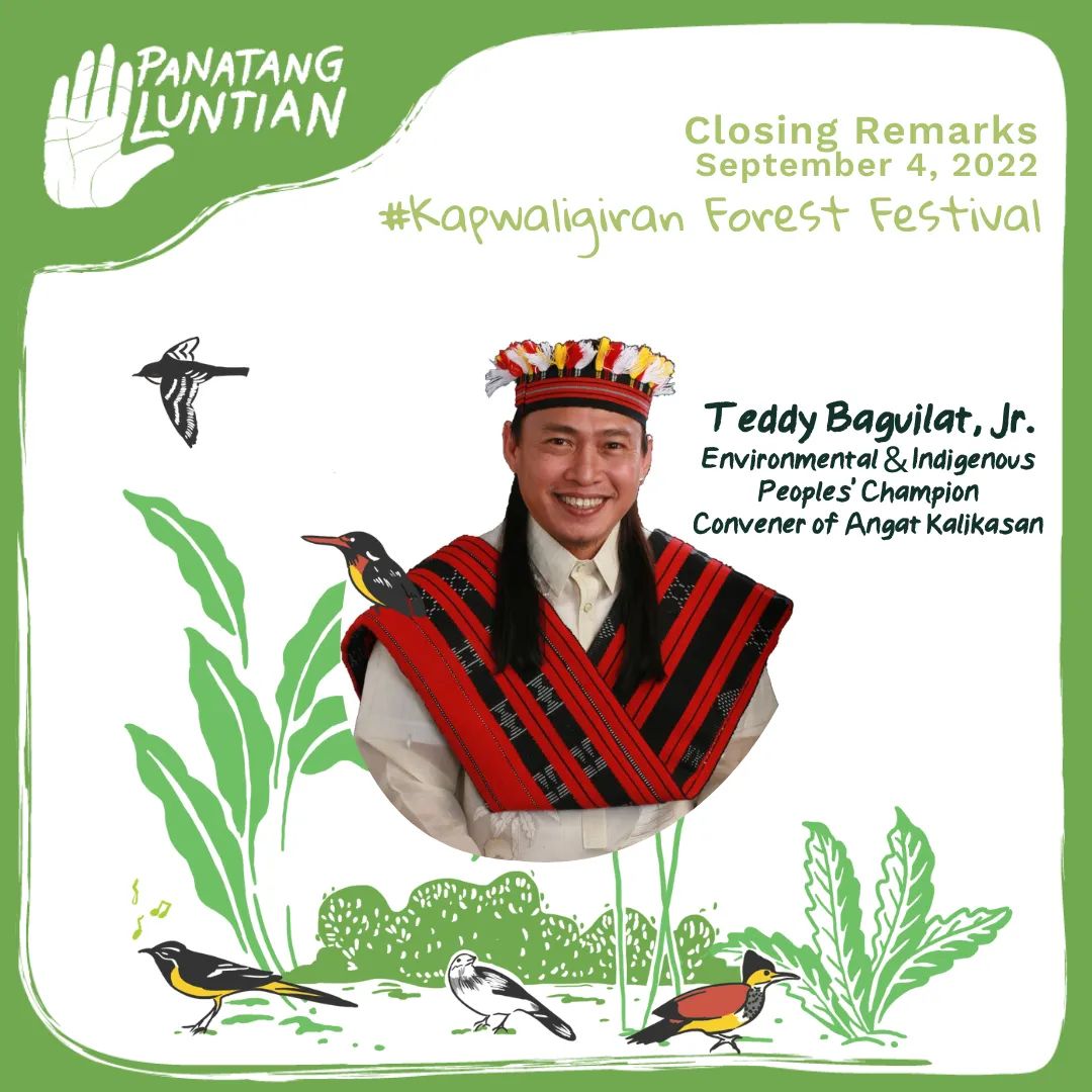 KalikasanPNE's tweet photo. Catch #KapaTED 'Teddy' Baguilat on September 4 (Sunday) at the #Kapwaligiran Panatang Luntian Forest Festival, 8:00 AM - 2:00 PM, Arroceros Forest Park, Manila. 𝗦𝗜𝗚𝗡 𝗨𝗣 𝗡𝗢𝗪! https://t.co/cVMpTfqdlz
Read:https://t.co/I1aAvo3Udw https://t.co/xKKwRxf8E1