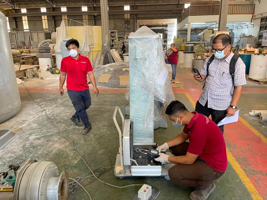 Ipoh_Package3's tweet photo. 24/8/2022
Factory Acceptance Test (FAT) of the odour control system for NPS 1, 2, 3, 4 &amp; 5 located at Hexagon Composite Engineering Sdn. Bhd.
The FAT consists Vibration &amp; belt tension test to assure that the equipment meets all the contractual specification and any issues can be https://t.co/XfVlUzsn4i