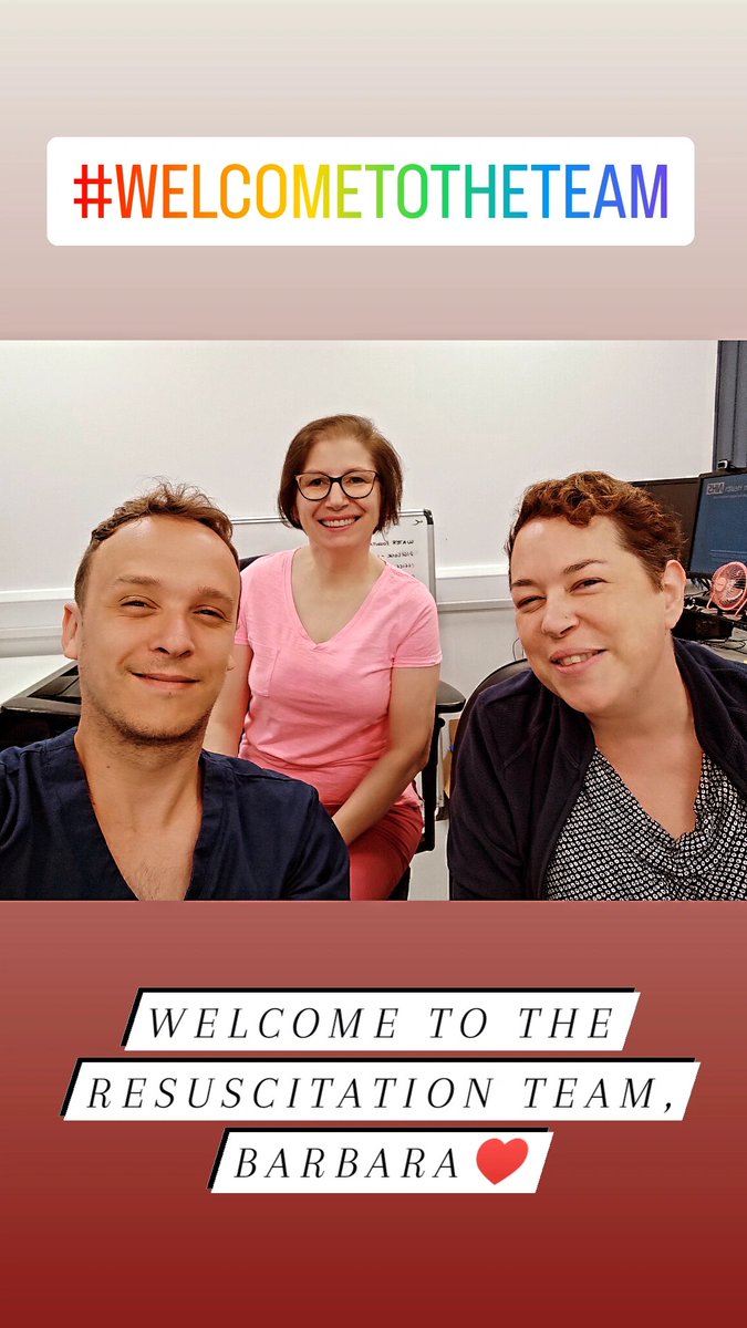 JaviVidal89's tweet photo. Welcome to the Resus Team Barbara! @BarbaraODonnell @ResusWhitt @WhitHealth https://t.co/9IUkneT6Gu