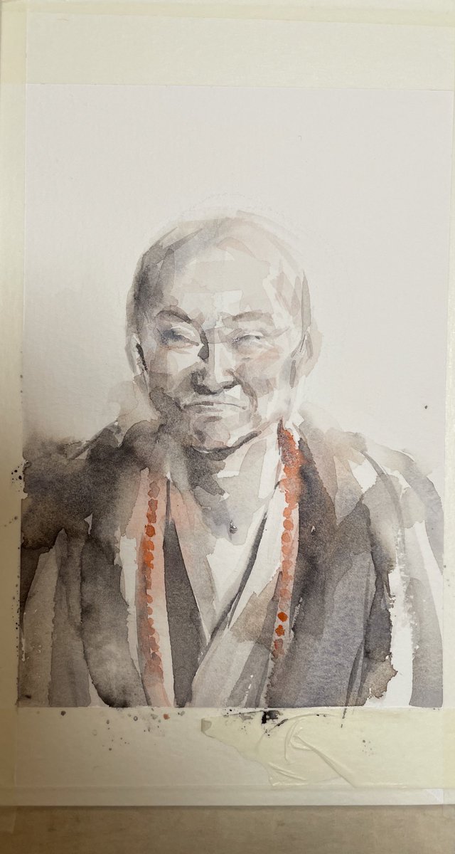 「途中までお地蔵さんみたいだった 」|南天(出浦党 アンナチュラルなパセリ)のイラスト