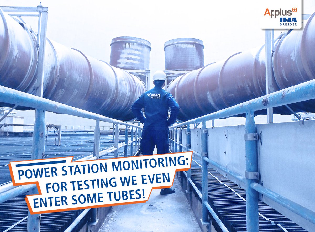 Power station monitoring: for testing we even enter some tubes! 
Entering pipes that are 5-7 meters in diameter? No problem for the testing experts at Applus+ IMA Dresden. Read more here:  ima-dresden.de/en/news/power-…