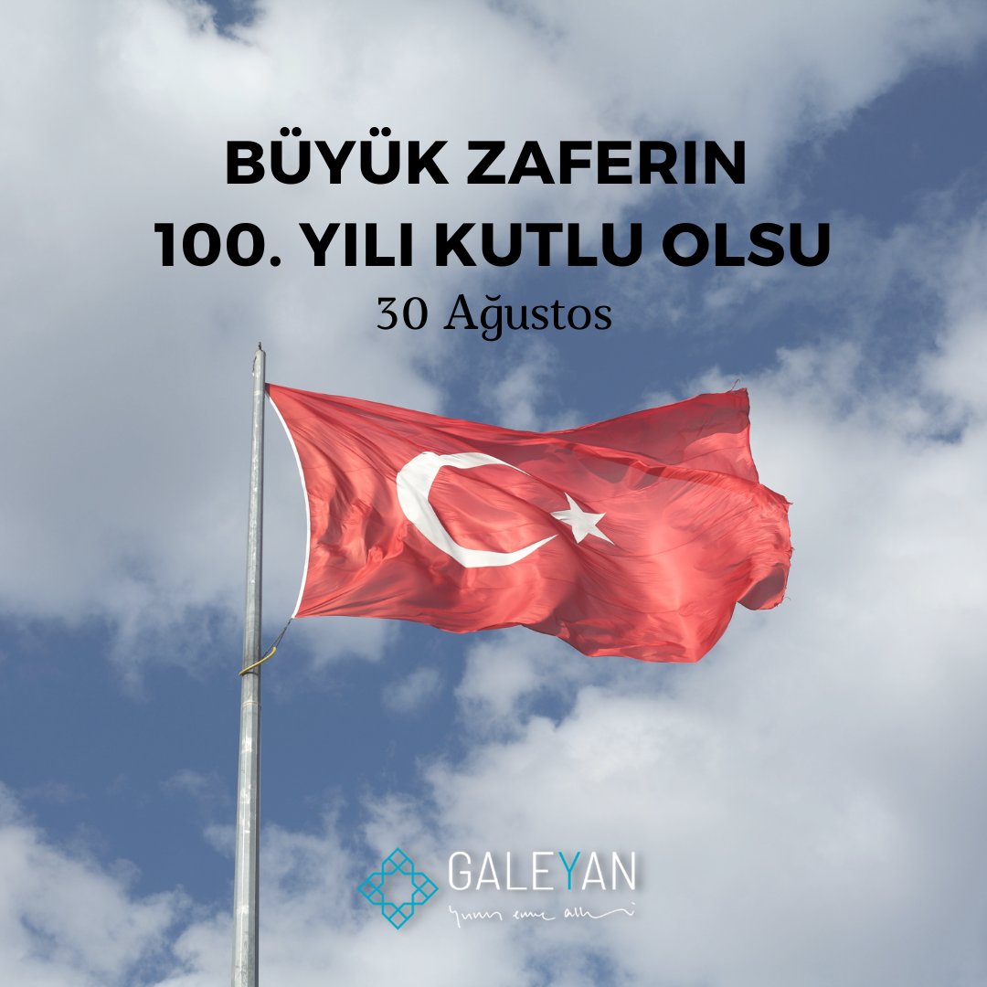 galeyanofficial's tweet photo. Büyük zaferin 100. yılı kutlu olsun. 🇹🇷

#30ağustoszaferbayramı #zaferbayramı #30ağustos https://t.co/znv9fRsHmT