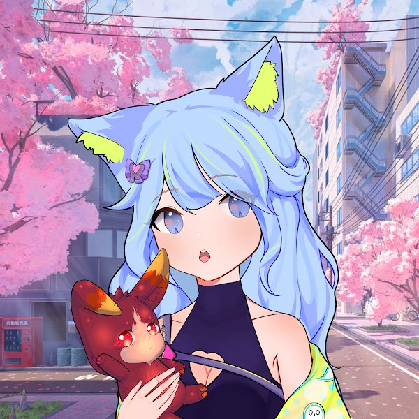 Uhhh… got me a Catgirl 😻 <a href="/catsinthecups/">Cupcats</a>