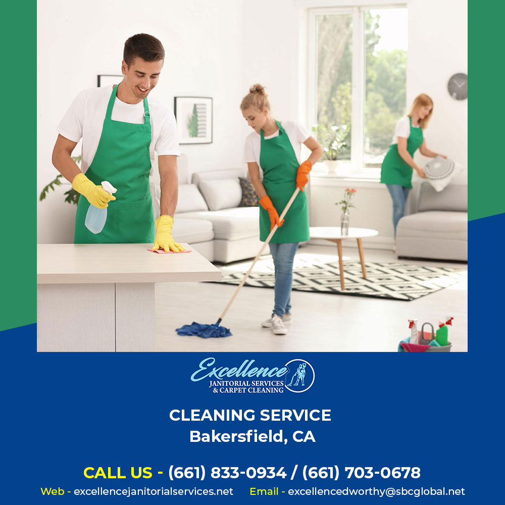 To remove dirt and debris it requires a professional cleaning. Excellence Janitorial Services & Carpet Cleaning is best known for Cleaning Service in Bakersfield, CA with experienced, professionally trained staff and affordable services. 
excellencejanitorialservices.net/house-cleaning…
#cleaningservice