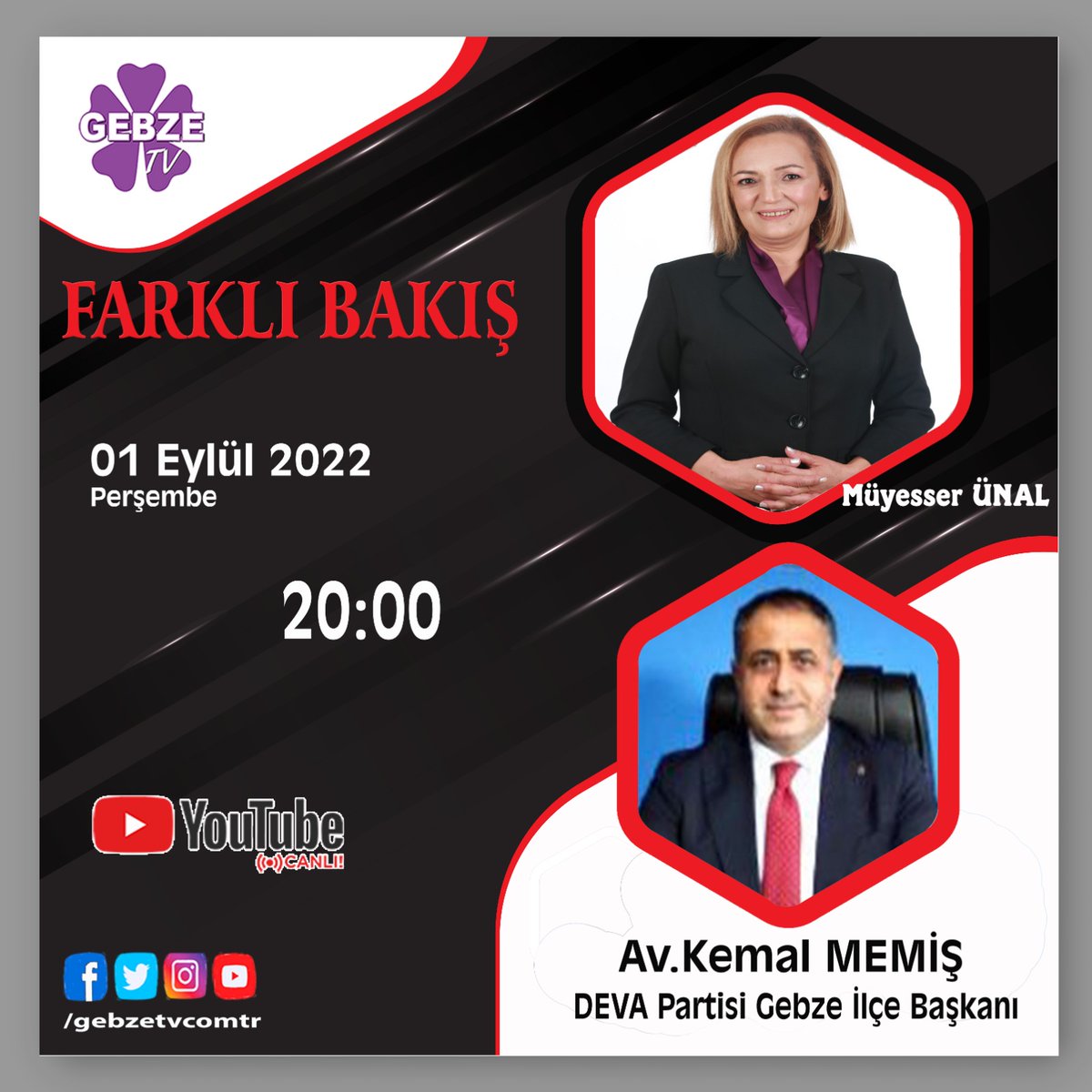 gebzetvcomtr's tweet photo. Bizi Youtube kanalımızdan izleyebilirsiniz.
https://t.co/zPiWQC3Up7
#farklıbakış #müyesserünal #kemalmemiş #siyaset #devagebze #yerelsiyaset #DEVAPARTİSİ
@KemalMemi4 @muyesserunal41 https://t.co/VCwD8DG1Hn