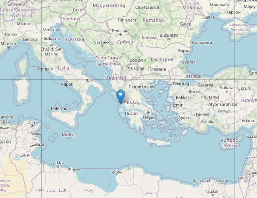 adriseismic's tweet photo. A 4.7 magnitude earthquake was well felt in #Greece. The #earthquake was recorded today, 30 August 2022, at 6:49 local time. Epicenter in the #IonianSea, off the west coast of the Greek island of #Lefkada.
#Seismic #InterregAdrionProgramme #Earthquake #AntiSeismic https://t.co/d7ZAtPdgo1