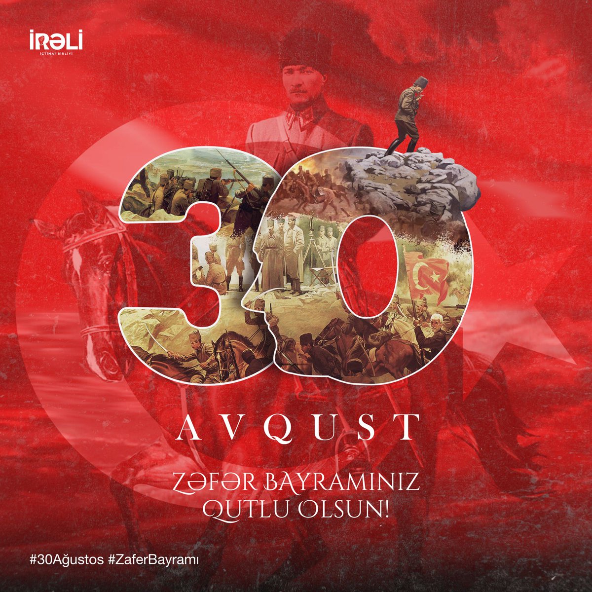 Can qardaşımız Türkiyəni Zəfər Bayramı münasibətilə təbrik edirik! 

 #Türkiyə #ZəfərBayramı #BirMillətİkiDövlət #100il #ireli2022