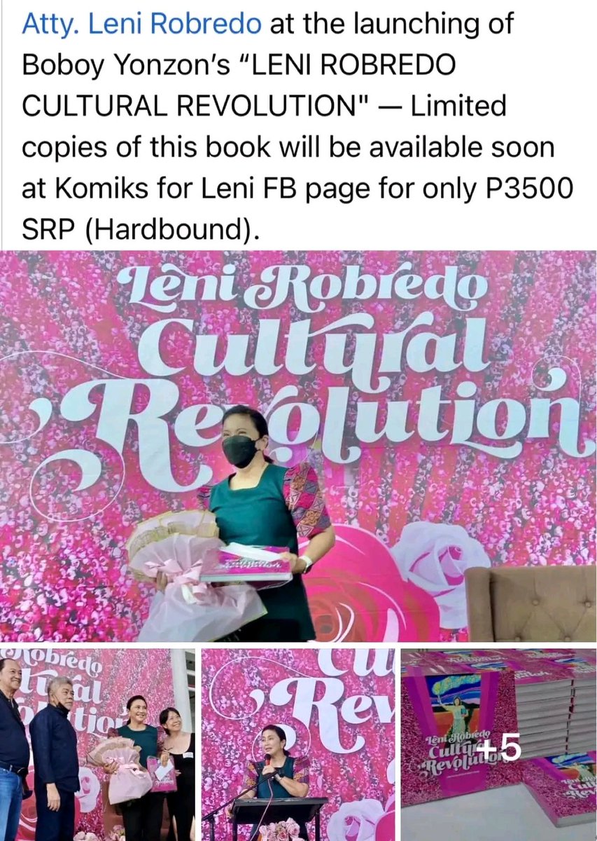 Bibili ba kayo ng aklat ni Leni Robredo worth ₱3,500?

Ang mahal sa walang kwentang aklat!

Kahit libre never!
😂😂😂😂😂