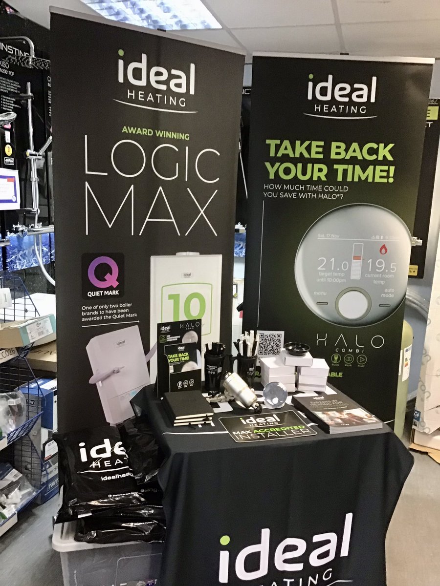 ideal_steveh's tweet photo. See you all at BBS Barton Hill. Here until 12pm. Come down and chat all things @idealheating #TakeYourTimeBack #Halo https://t.co/fpOaxQjQxg