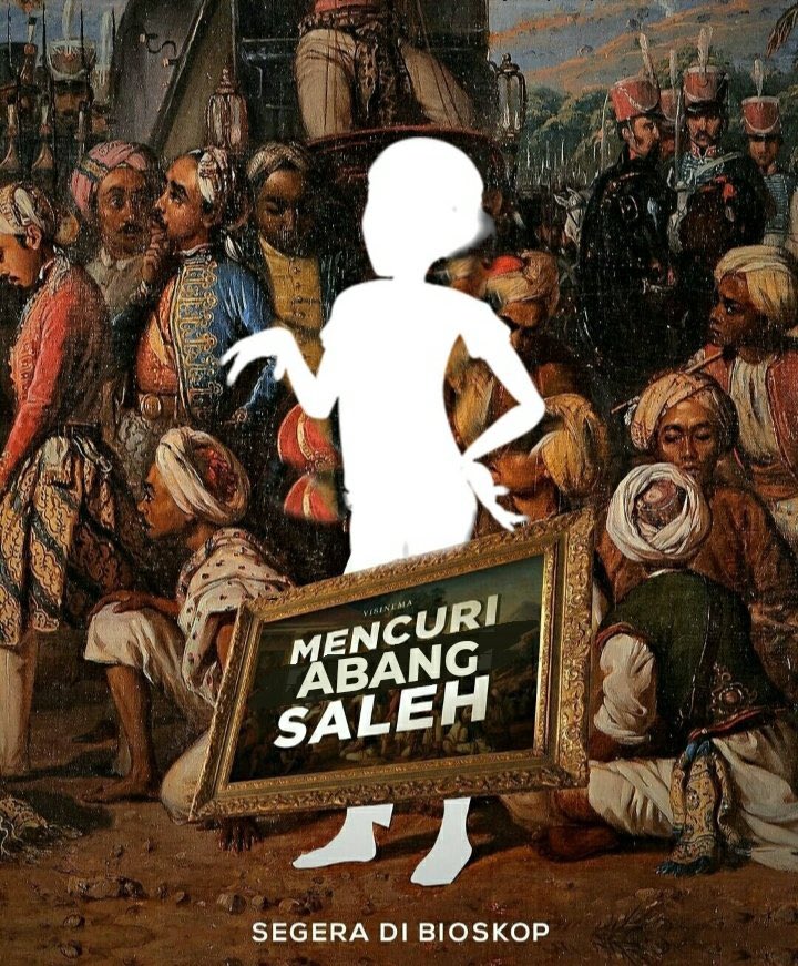 apabgtsilu's tweet photo. @iqbaale Lukisan palsu tuh, yg asli ada abang saleh nya https://t.co/n9VLhOUoFP