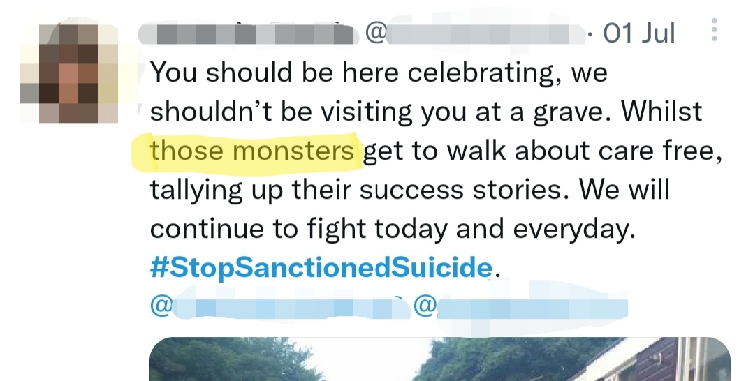 SupportinSS's tweet photo. 1/5
None of us are monsters ! We are human beings that also deserve to be listened to - NOT exploited by your groups under the pretext that you are 'saving us' ,cause you aren't ! https://t.co/lQx7ASDrf4