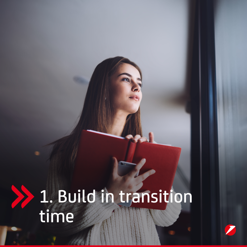 UniCreditEurope's tweet photo. 👔 The transition from “vacation mode” to “work mode” can be challenging for all. 
✅ Here’s how to shift your focus and get back on track with work.

📌 #UniCredit #OneUniCredit #Time4You #OurPeople