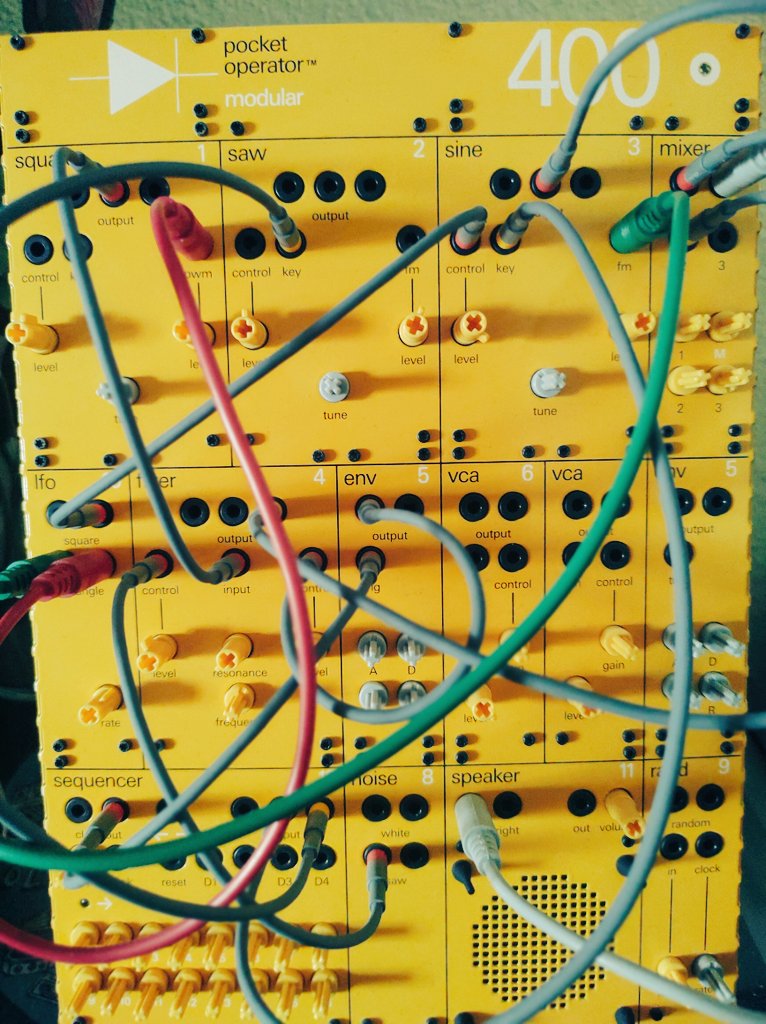 Ra_Malone_'s tweet photo. POM 400 #TeenageEngineering #Synthesizer #ModularSynth #AmbientMusic #ExprimentalMusic #ModularAmbient #SoundDesign #RaMalone #Ra_Malone #Ra_Ma https://t.co/T0FacWz1U7
