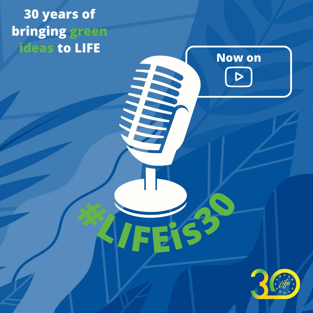 You want to listen to the #LIFEis30 podcast 🎙️ series, but you don't have an account on:

❌Spotify
❌Apple
❌Google podcasts

What do you do?

Head to #LIFEprogramme's YouTube channel, where we've uploaded the 3⃣ first episodes!

👉 bit.ly/3pA83pA

#EUGreenDeal