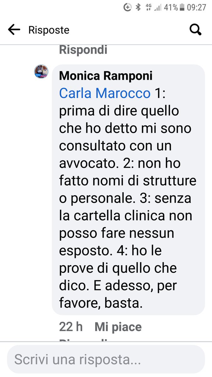 RamponiMonica's tweet photo. @Carla12450515 @barbara7817 @lorenzhaus Dov'e' che avrei scritto che l' "avvocato mi ha assicurato che posso fare denuncia"? Poi, TE CHI SEI? Fammi il favore di smetterla di commentare a caso, perche' non sai NIENTE, punto. https://t.co/aqfY1TRzRO