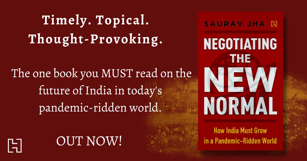 HachetteIndia's tweet photo. #NegotiatingTheNewNormal by #SauravJha is an ambitious and deeply researched book about what the future holds for India in today’s unpredictable pandemic-ridden world.
Available in bookstores and online: https://t.co/VM74yzuLD6. Order your copy now! https://t.co/njd1HtSzua