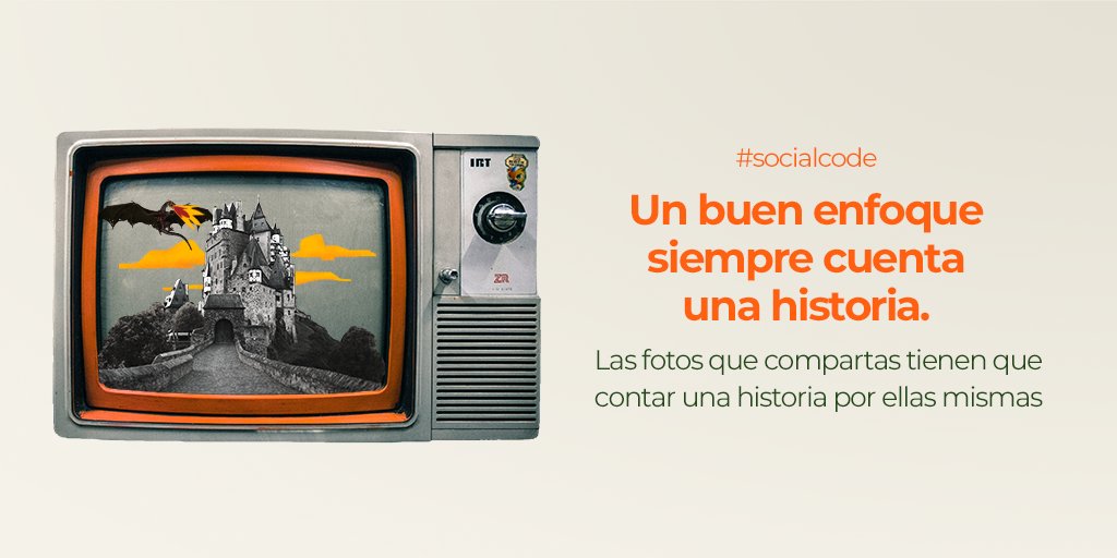 SocialCo_es's tweet photo. Decide qué o quién te gustaría que fuese el foco de atención en tu foto y ¡click! Tu imagen tendrá que contar una historia por sí misma.
#socialcode #unaimagenvalemásquemilpalabras https://t.co/Xp6UQZkEl5