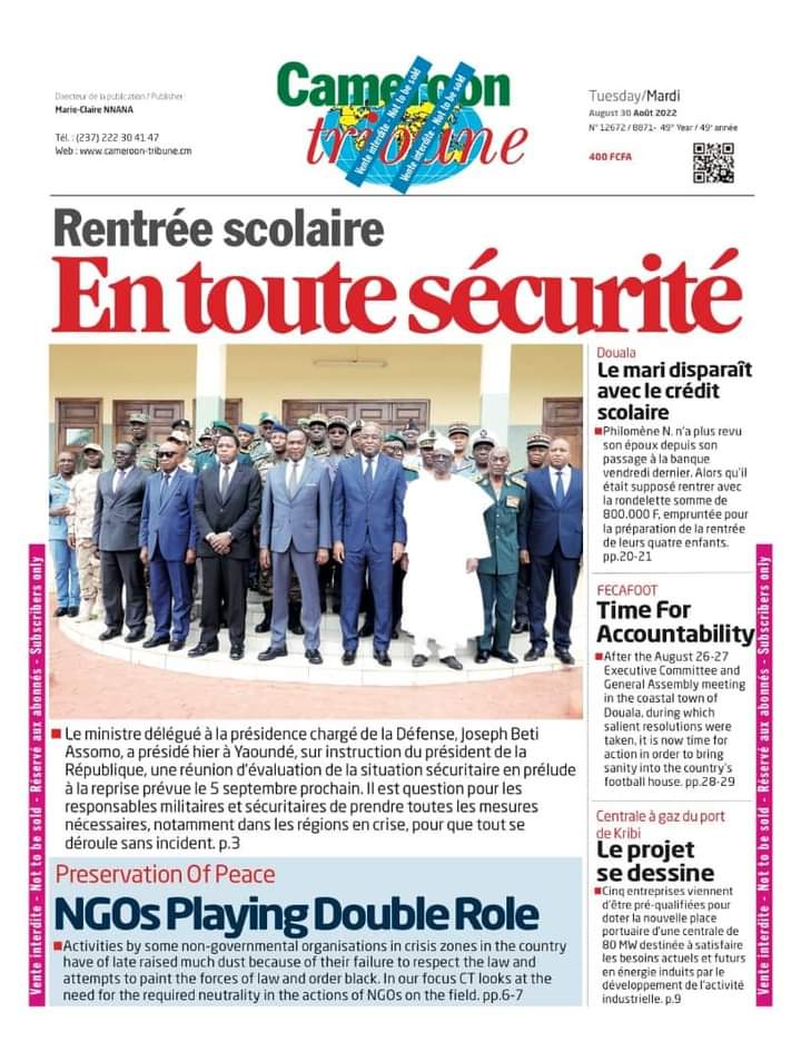 MimiMefoInfo's tweet photo. Good morning fam. These are today's major newspaper cover pages. 

Get the latest news updates on https://t.co/bybXxu5iF8

Contact us (WhatsApp Only): +237679135573 https://t.co/yLVOygAeGZ