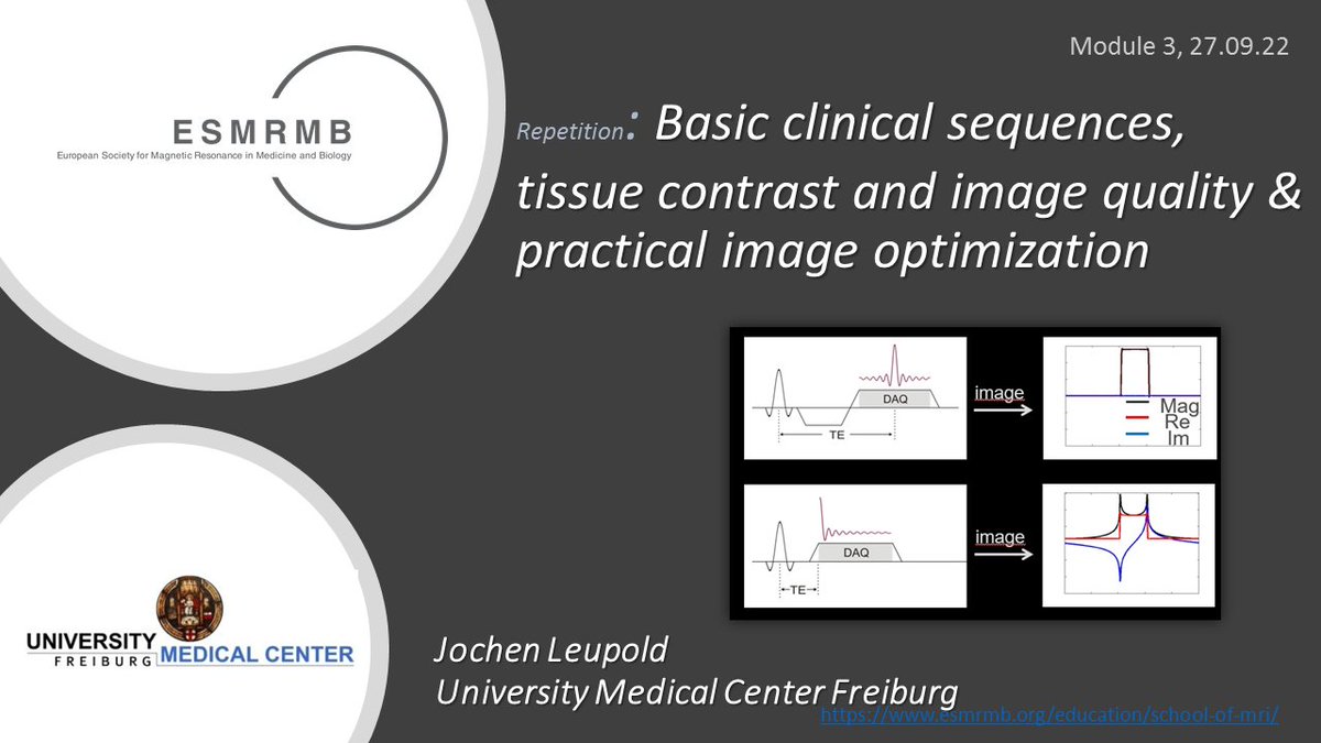 ESMRMB's tweet photo. Two weeks until the start of our Advanced course on Practical #mrphysics!

To hear Jochen Leupold speak about basic clinical sequences and more ➡️ register here: https://t.co/EmgmI0TdzH https://t.co/TiiWTPy034