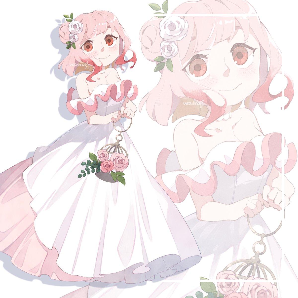 「I've delivered requests from Skeb.I'm so」|うさ葉(Usaha)のイラスト