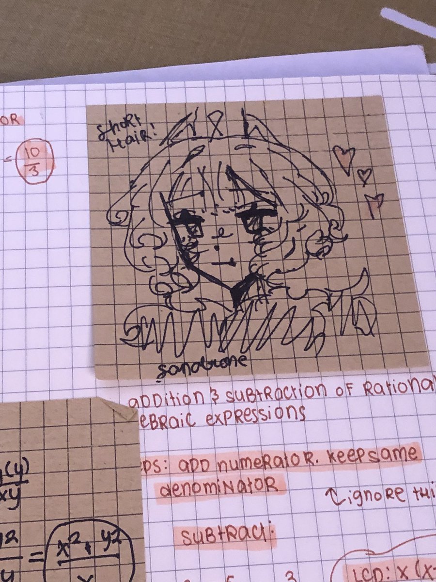 Marionetteday's tweet photo. more sandrone from my notes from school <3 https://t.co/HDViFSofhR