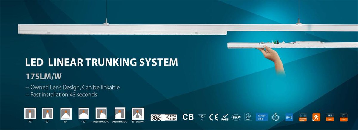 Hey! It's been a long time not have new post for our products. Recolux will be your expert of LED linear trunking system, if you have any lighting project need our support, we are always here. :)