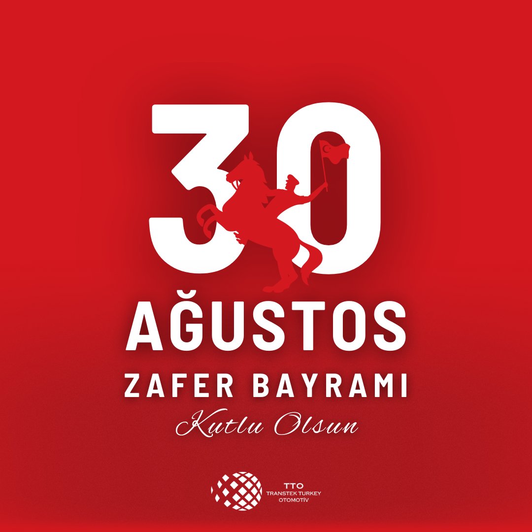 30 Ağustos Zafer Bayramımız kutlu olsun!

#transtek #30ağustos #zaferbayramı