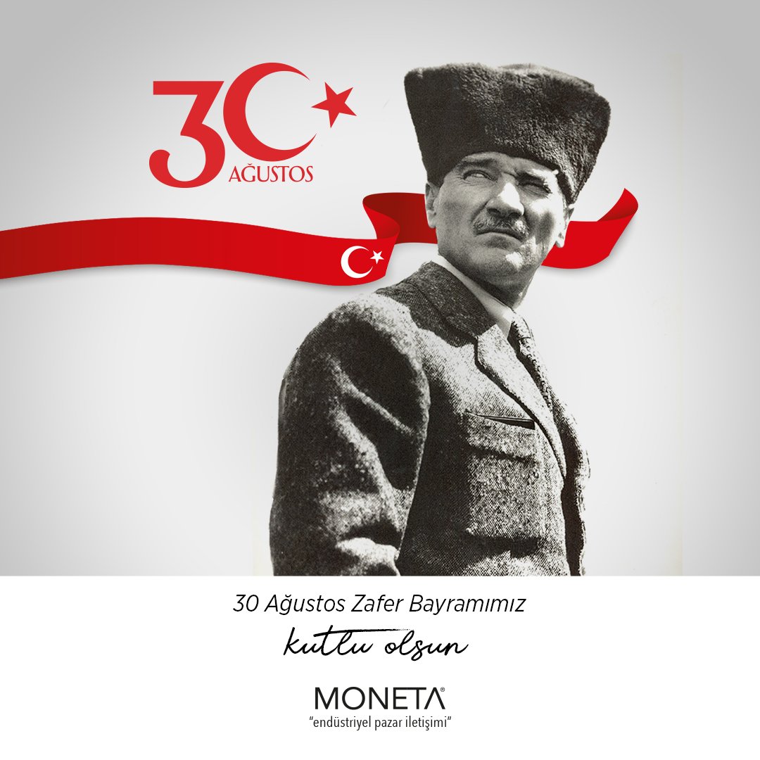 30 Ağustos Zafer Bayramımız kutlu olsun.

#30AğustosZaferBayramı #MonetaTanıtım #ZaferBayramı #MilliBayram #Atatürk #Türkiye #BüyükZafer #TürkSilahlıKuvvetleri #TSK #Ankara