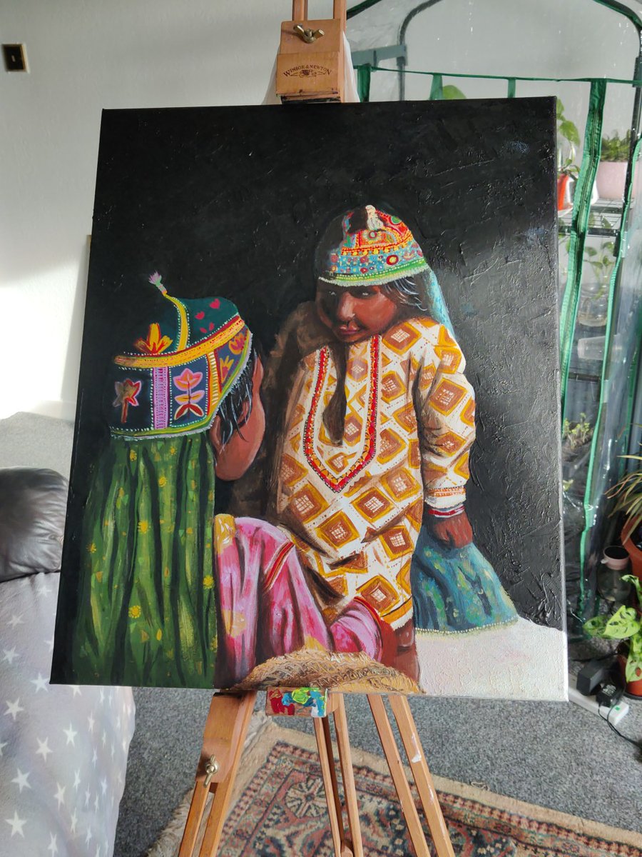 geekycrafting's tweet photo. Latest painting 🖌️ dm if interested! Open to offers :) based in the uk but will post anywhere if you cover shipping! 

#art #commissionsopen #asiaart #artistsontwitter https://t.co/pQ6UrsOAfe
