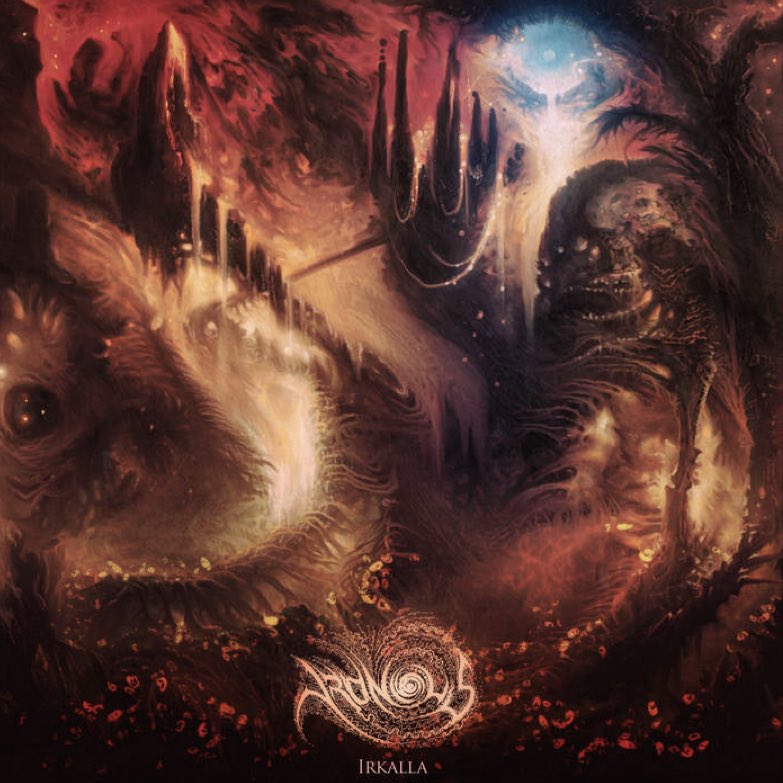 TheSludgelord's tweet image. #Day237 @TheSludgelord #365daysofnewmusic countdown (2022) and today’s band / album to check out is:

•Aronious, “Irkalla”
•Date Released: 12/08/2022
•Label: The Artisan Era 

•Rating: 8/10
•Artwork by: Samuel Nelson

•Stream &amp;gt; aronious.bandcamp.com/album/irkalla