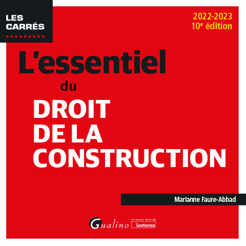 [PARUTION]
📕10ème édition de « L’essentiel du droit de la construction », par @MarianneFaureAb <a href="/EaErdp/">Institut Jean Carbonnier</a> <a href="/Droit_Poitiers/">Faculté de Droit et Sciences sociales de Poitiers</a> <a href="/UnivPoitiers/">Université de Poitiers</a>
✏️bit.ly/3AULen0