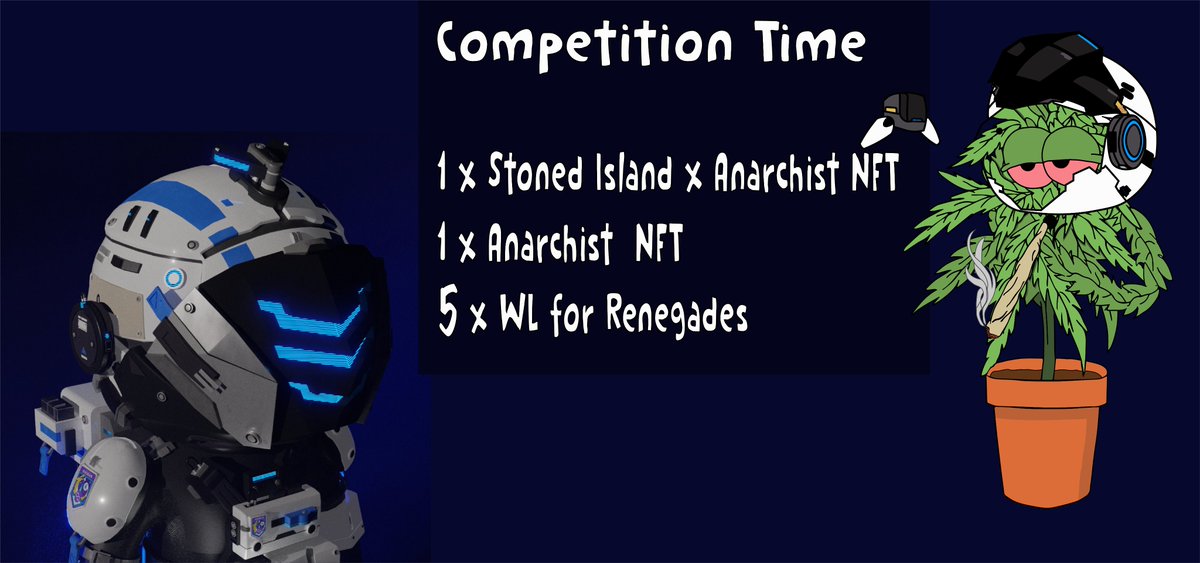 📣 COMPETITION 📣

🌿 1 x Stoned Island NFT
🤖 10 WL for Lunar 6 Dragon

Complete the following:

1️⃣ - Follow both 
<a href="/StonedIslandNFT/">Stoned Island🪴</a>
and 
<a href="/lunar6dragon/">Lunar 6 Dragon ˡᵃⁿᵈⁱⁿᵍ ᵒⁿ ᵖᵒˡʸᵍᵒⁿ 🔜</a> 

2️⃣ - Join:
discord.com/invite/Wd5Ev4A…

3️⃣ - Like and Retweet 🔄
