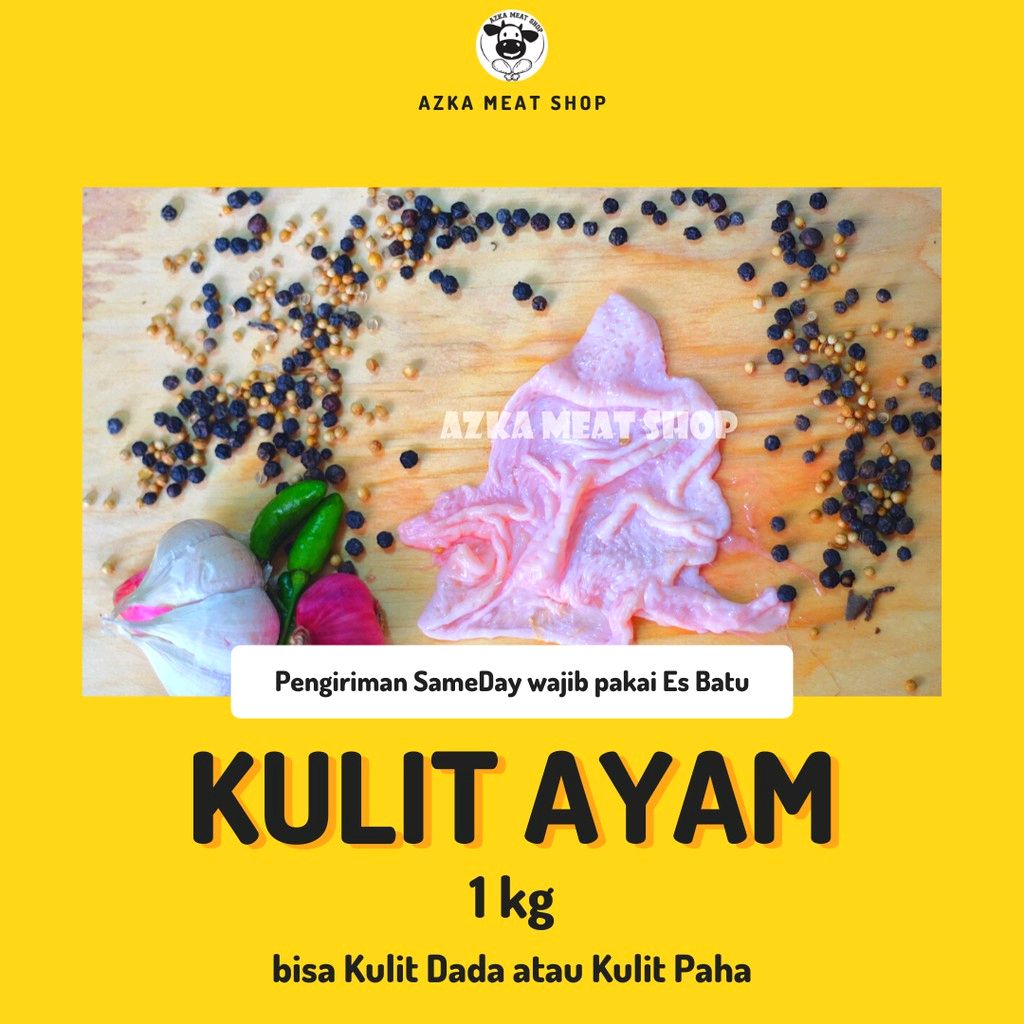 AzkaMeat's tweet photo. Saya menjual Kulit Ayam seharga Rp39.000. Dapatkan di Shopee sekarang! https://t.co/qYonHCNGTK #ShopeeID https://t.co/FrW6kk2fpv