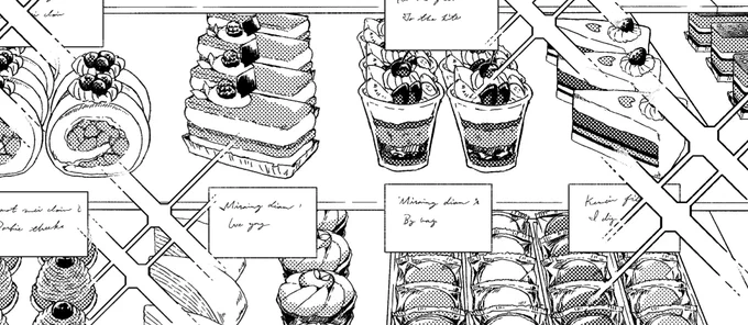 #アン正食べ物アンソロ
顔漫画になりそうなのにこのコマだけ謎に頑張ってしまった…!

皆様はどんな食べ物をアン正にデリシャス✨してもらうのか楽しみ…!😊💕 