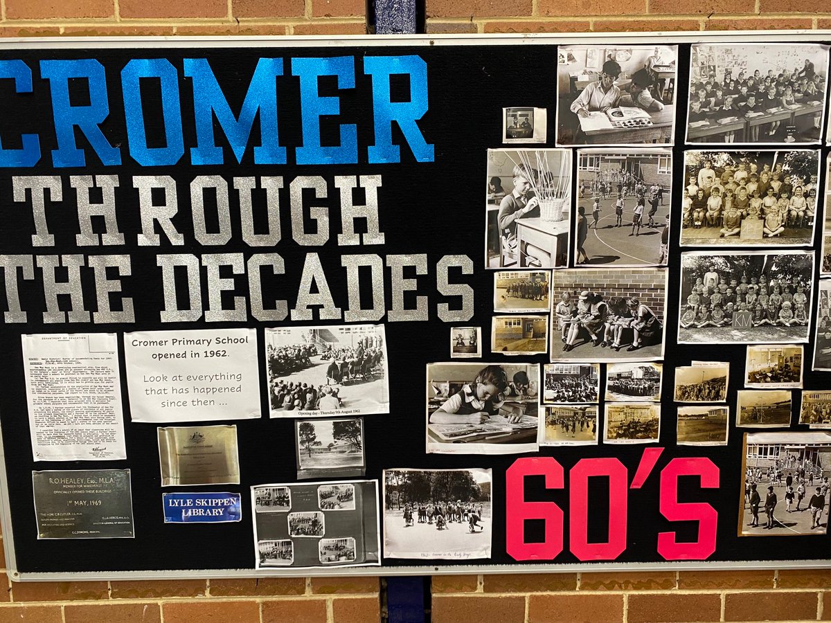 CromerPublic's tweet photo. We had a brilliant day celebrating our school’s 60th birthday - an assembly, memorabilia walk, sausage sizzle and games with buddies!!! https://t.co/DTxJZkMiql