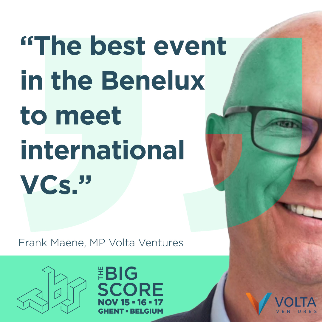 The Big Score (@thebigscore_eu) on Twitter photo Volta Ventures' <a href="/frankmaene/">Frank Maene</a> knows. The Big Score stands for 100% focus on deal flow. Info & Tickets: thebigscore.eu Volta Ventures' <a href="/frankmaene/">Frank Maene</a> knows. The Big Score stands for 100% focus on deal flow. Info & Tickets: thebigscore.eu