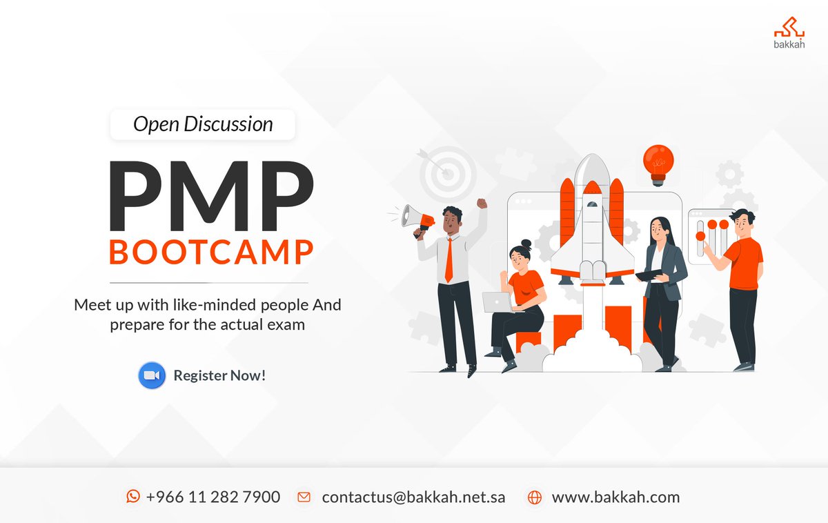 BakkahInc's tweet image. You&apos;re Almost There!
Congrats on completing the #PMP course. What&apos;s next? The Actual exam! 🤯

Don&apos;t freak out, because you&apos;re invited to join our upcoming PMP #Bootcamp where you&apos;ll discuss the simulators, practice questions, and exam details.
bit.ly/3Q4JqvU