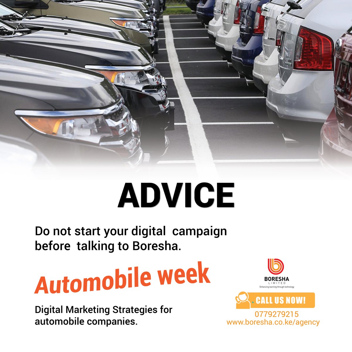 Boreshaltd's tweet photo. Our digital team has perfect tested strategies for automobile companies! Do you own a car yard/showroom? Reach out today!

#Boresha https://t.co/vBKIDey2oG