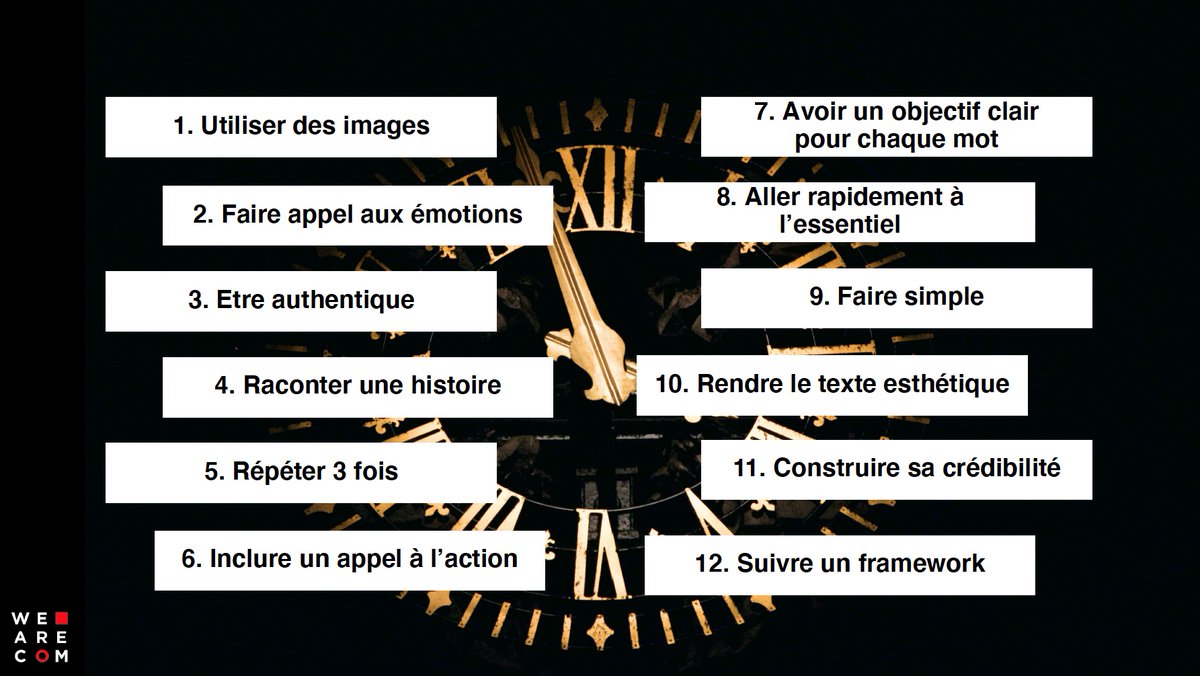 Ne manquez pas les 12 règles d’or des techniques rédactionnelles. Comme disait #SteveJobs : « Faire simple est probablement l’objectif de plus sophistiqué du monde » #communication #copywriting #ClubWeAreCOM