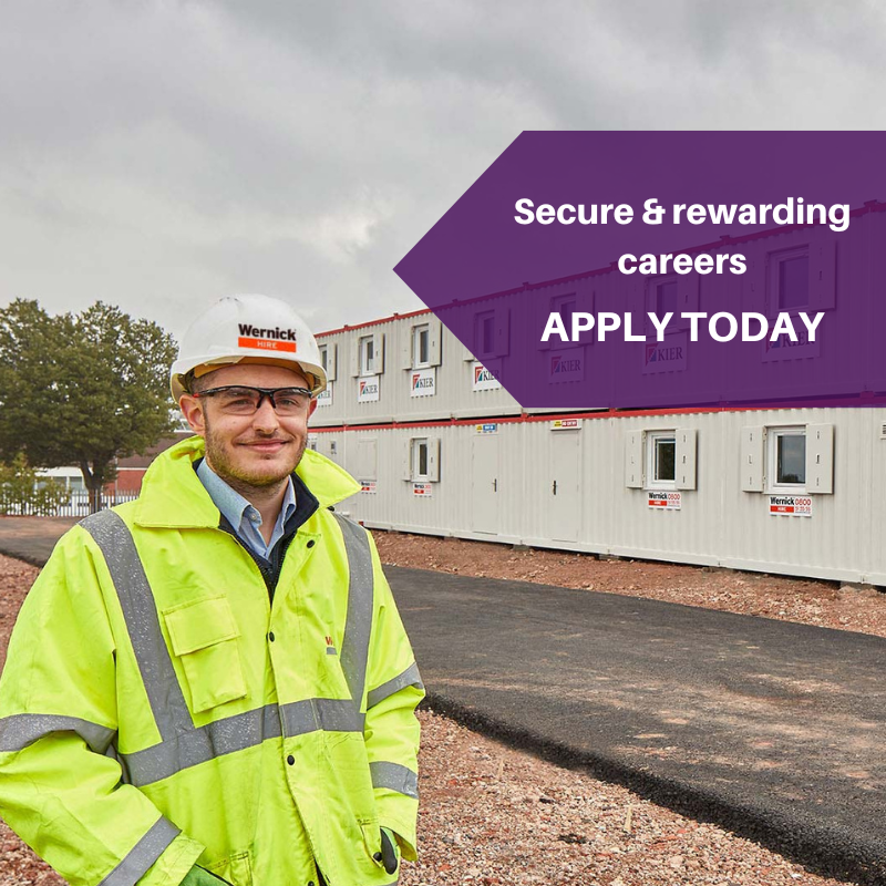 WernickGroup's tweet photo. New career opportunities at Wernick - we have a number of roles to fill in our offices, factory &amp; workshops > https://t.co/AWjUluR5bH

Why not apply today using our new &amp; easy application portal?

#wernickcareers #thewernickway #jobs #vacancies https://t.co/VXSZrhiMbt